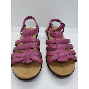 Clarks Pink Multi-strap Sandals Size 5